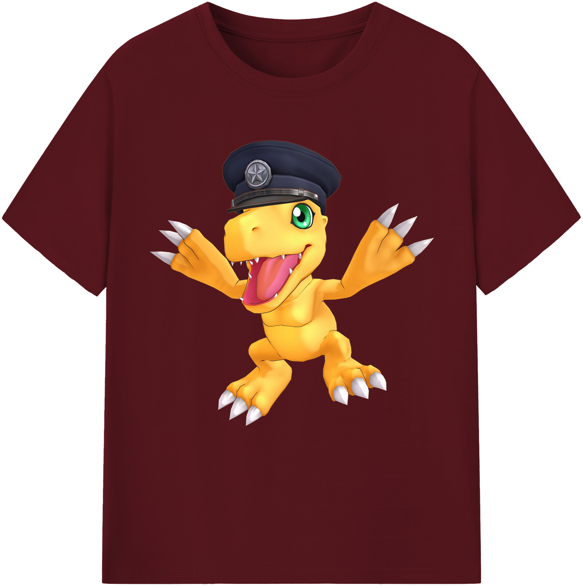 （画像用） Digimon デジタルモンスター/デジモン 綿100％半袖Tシャツ（フロントプリント）